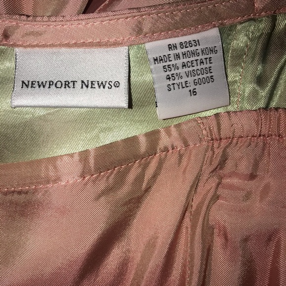 Vintage Newport News Victorian Pink Skirt, Size 16 - Picture 11 of 12